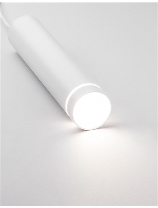 9387004 Pendul Nova Luce ESCA GU10 1x10W   Aluminium & Acrylic Sandy White  IP20 [7]