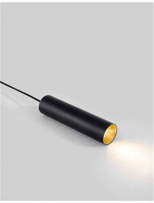 9419422 Pendul Nova Luce AILA GU10 1x10W   Aluminium Sandy Black  IP20 [3]