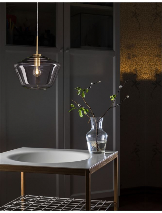 9426733 Pendul Nova Luce PRISMA E27 1x12W   Metal Antique Brass  IP20 [2]