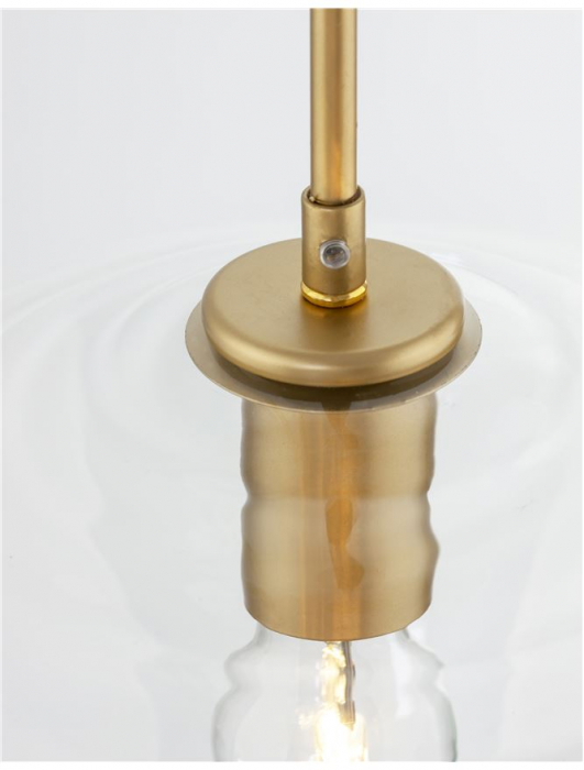 9426733 Pendul Nova Luce PRISMA E27 1x12W   Metal Antique Brass  IP20 [8]