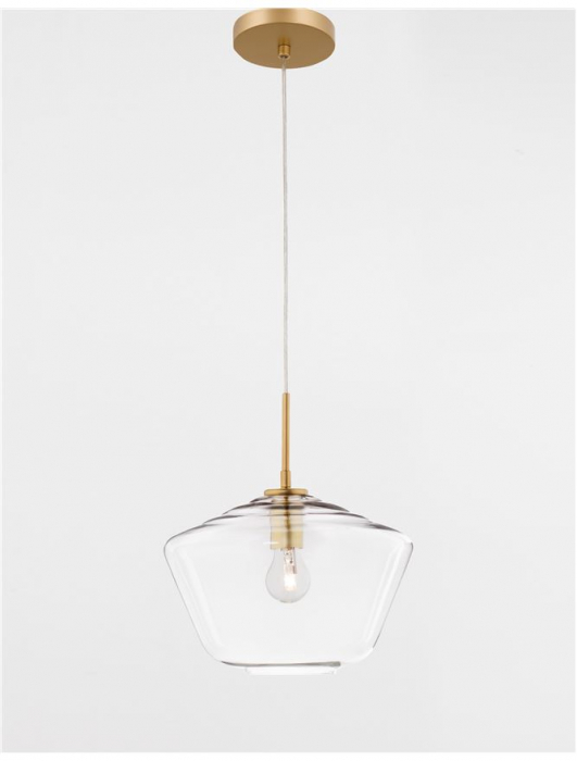 9426733 Pendul Nova Luce PRISMA E27 1x12W   Metal Antique Brass  IP20 [4]