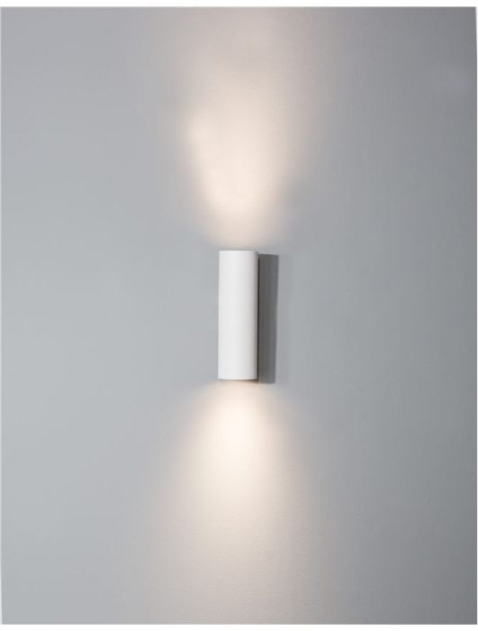 9450881 Aplica Nova Luce NOSA GU10 2x10W   Aluminium Sandy White  IP20 [5]