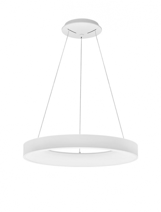 9453452 Suspensie Nova Luce RANDO THIN LED 50W 3250lm 3000K IP20 Aluminiu & Acril Sandy White NOVALUCE [1]