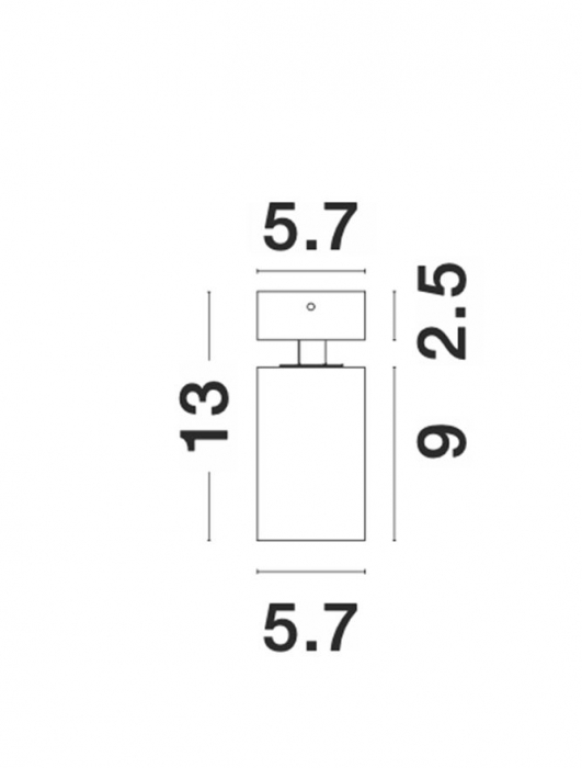 9460972 Plafoniera Nova Luce INUS GU10 1x10W   Aluminium Black & Satin Gold  IP20 [5]