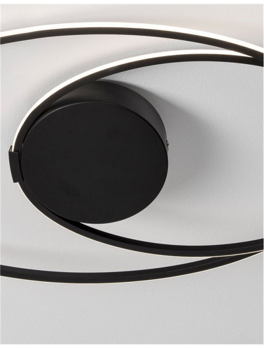 9500710 Plafoniera Nova Luce VIARREGIO LED 28W 1950lm 3000K Aluminium & Acrylic Matt Black Nedimabil IP20 [5]