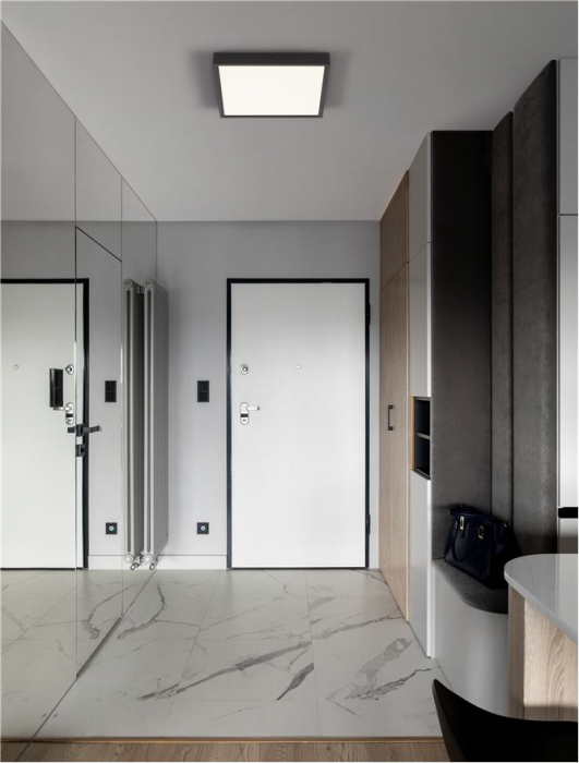 9501211 Plafoniera Nova Luce ITOS LED 32W 2240lm 3000K Aluminium & Acrylic Sandy Black Nedimabil IP20 [2]