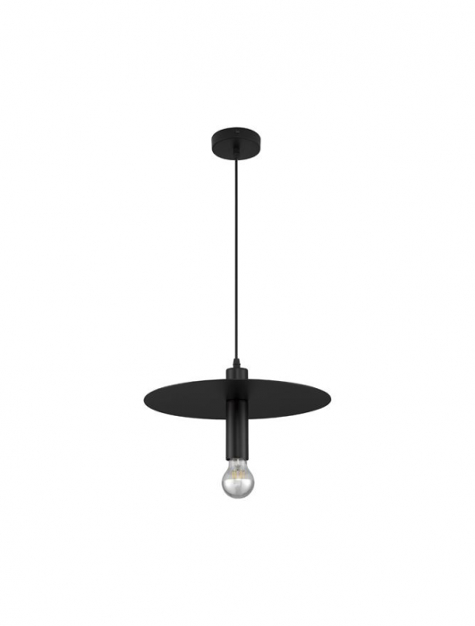 9501243 Pendul Nova Luce ROYAL E27 1x12W   Metal Black  IP20 [1]
