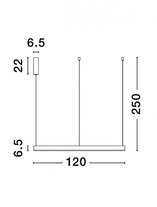 9530200 Lustra Nova Luce MOTIF LED 72W 5250lm 3000K  Aluminium & Acrylic Sandy White Dimabil Triac IP20 [4]