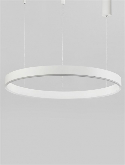 9530210 Lustra Nova Luce MOTIF LED 50W 3684lm 2700K - 6000K  Aluminium & Acrylic Sandy White Dimabil CCT IP20 [4]