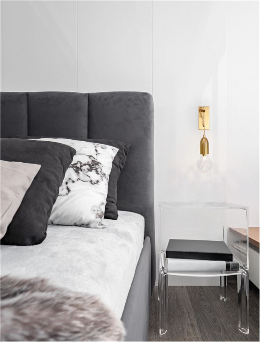 9536411 Aplica Nova Luce VEDA G9 1x6W   Metal & Clear Glass Brass   IP20 [2]