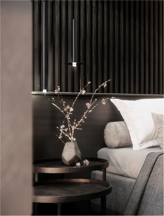 9540201 Pendul Nova Luce DANDIA LED 6W 365lm 3000K Aluminum Black Nedimabil IP20 [2]