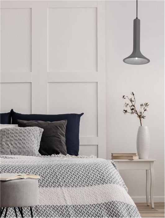 9540206 Pendul Nova Luce DYLAN E14 1x5W   Cement Gray  IP20 [2]