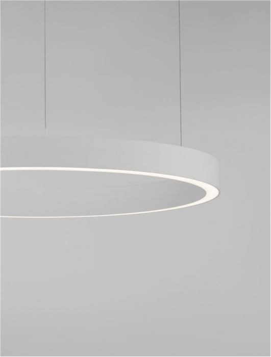 9558603 Lustra Nova Luce STING LED 50W 2968lm 3000K Aluminium & Acrylic Sandy White Dimabil Triac IP20 [2]