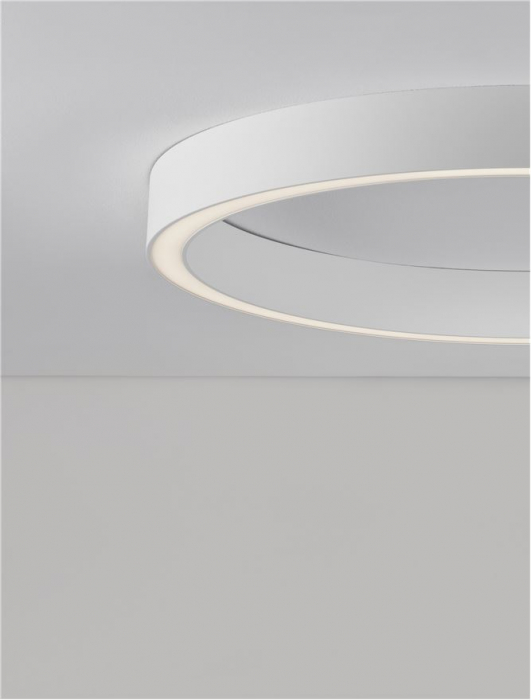 9558630 Plafoniera Nova Luce STING LED 50W 2968lm 3000K Aluminium & Acrylic Sandy White Dimabil Triac IP20 [2]