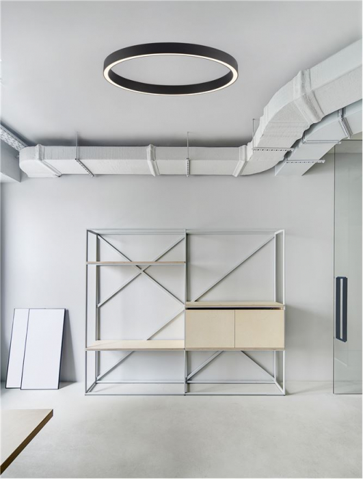 9558670 Plafoniera Nova Luce STING LED 60W 3389lm 3000K Aluminium & Acrylic Sandy Black Dimabil Triac IP20 [2]