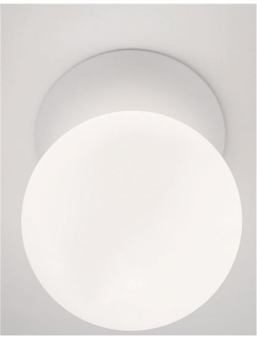 9577013 Aplica Nova Luce ZERO G9 1x5W   Gypsum & Opal Glass White  IP20 [5]