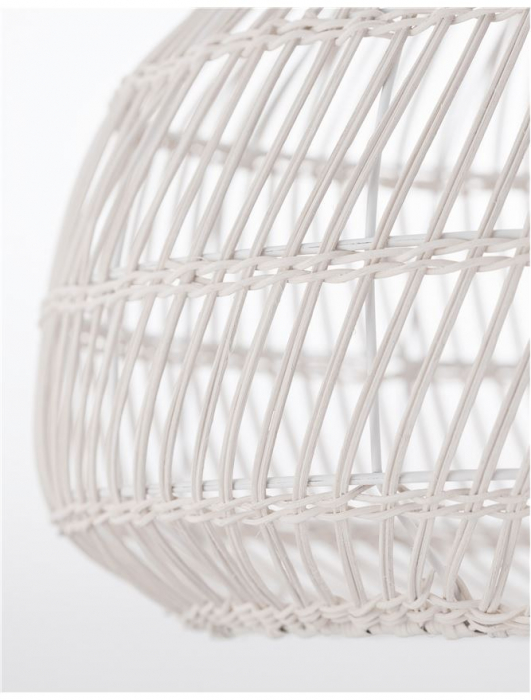 9586431 Pendul Nova Luce MELODY E27 1x12W   Ratan Ivory  IP20 [7]