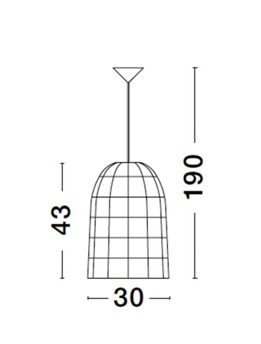 9586509 Pendul Nova Luce AURORA E27 1x12W   Ratan Natural  IP20 [8]