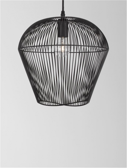 9586512 Pendul Nova Luce BREDO E27 1x12W   Aluminium Black  IP20 [8]