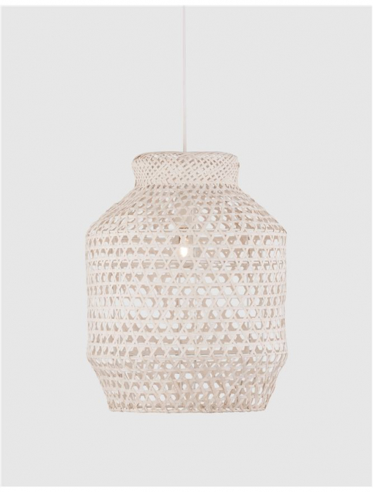 9586596 Pendul Nova Luce MIA E27 1x12W   Ratan Ivory  IP20 [2]