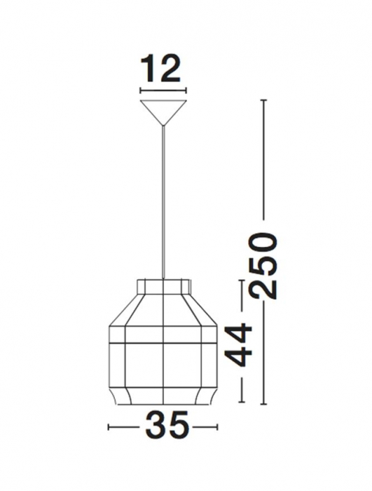 9586596 Pendul Nova Luce MIA E27 1x12W   Ratan Ivory  IP20 [10]