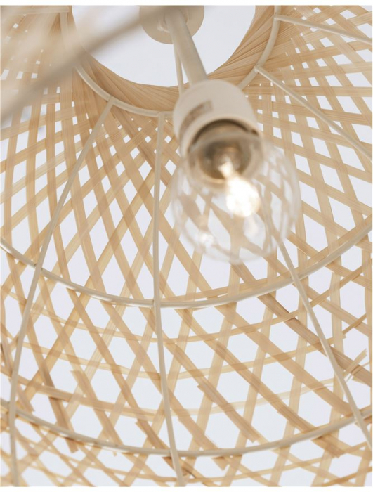 9586681 Pendul Nova Luce AURORA E27 1x12W   Ratan Natural  IP20 [6]