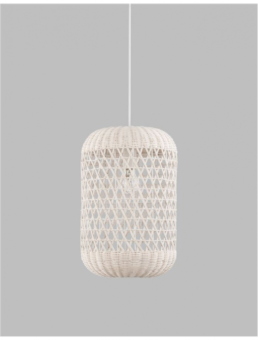 9587162 Pendul Nova Luce AURORA E27 1x12W   Ratan Ivory  IP20 [3]