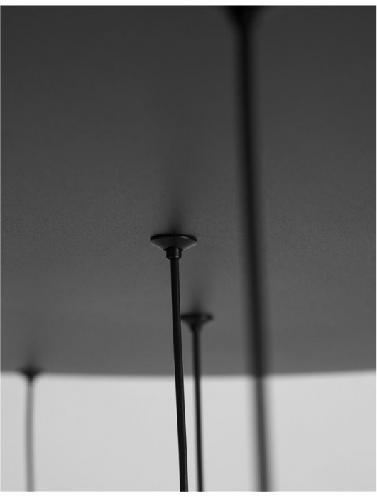 9601012 Suspensie Nova Luce GIONO LED 36W 2280lm 3000K IP20 Aluminiu/Acril Sandy Black [6]