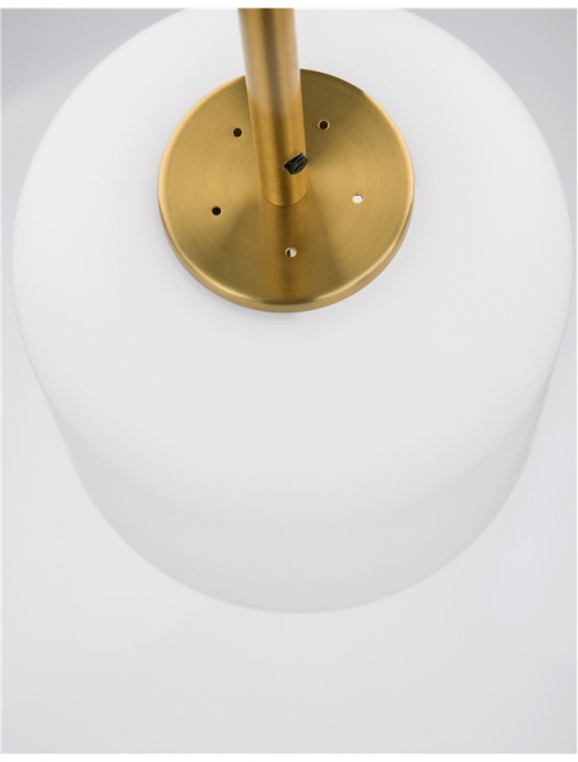 9624065 Pendul Nova Luce LATO E14 1X5W IP20 Glass/Metal Antique Brass Black Fabric Wire [4]