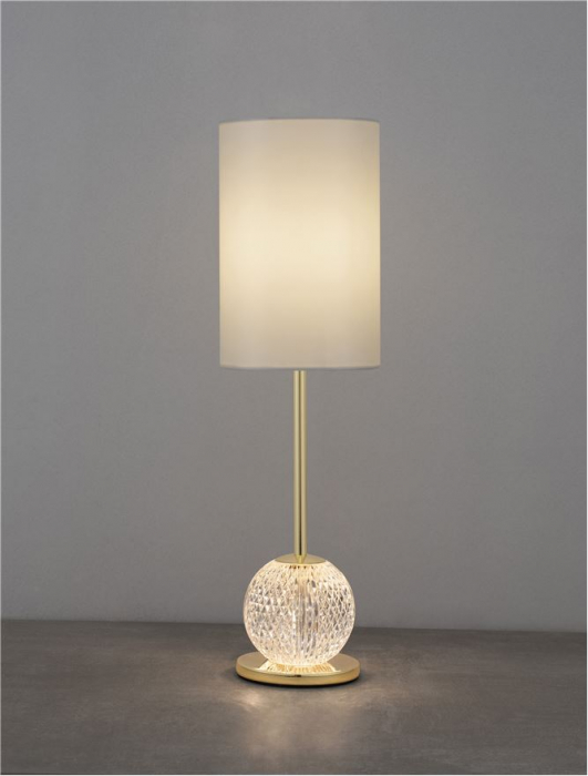 9695210 Veioza Nova Luce BRILLE LED 13W 685lm 3200K Aluminium & Acrylic Gold Nedimabil IP20 [5]