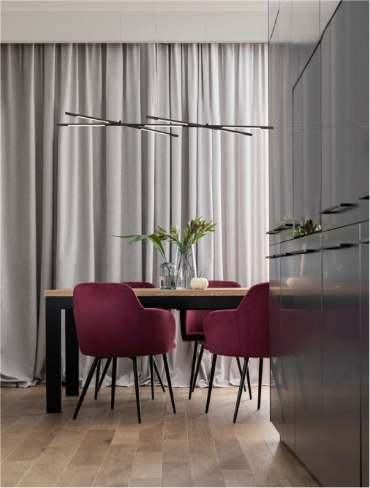 9695213 Lustra Nova Luce RACCIO LED 27W 1308lm 3000K Metal & Acrylic  Black Dimabil Triac IP20 [2]