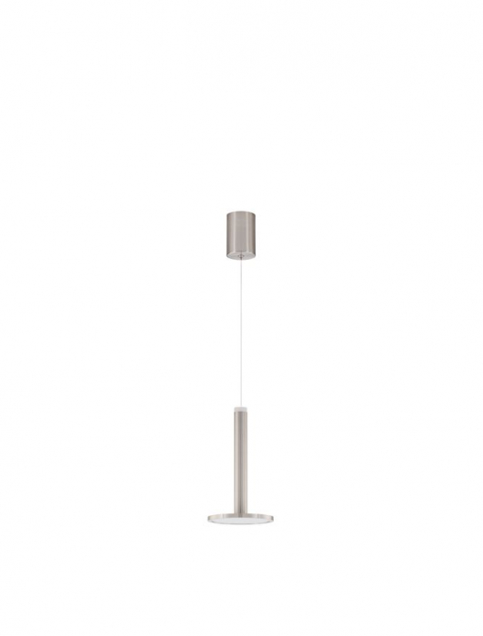 9695227 Pendul Nova Luce PALENCIA LED 10W 517lm 3000K Metal Satin Nickel Nedimabil IP20 [1]