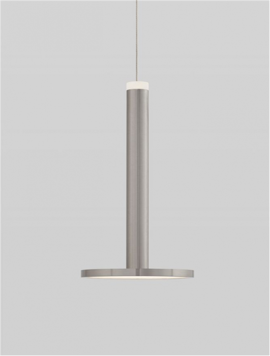 9695227 Pendul Nova Luce PALENCIA LED 10W 517lm 3000K Metal Satin Nickel Nedimabil IP20 [8]