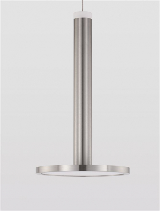 9695227 Pendul Nova Luce PALENCIA LED 10W 517lm 3000K Metal Satin Nickel Nedimabil IP20 [4]