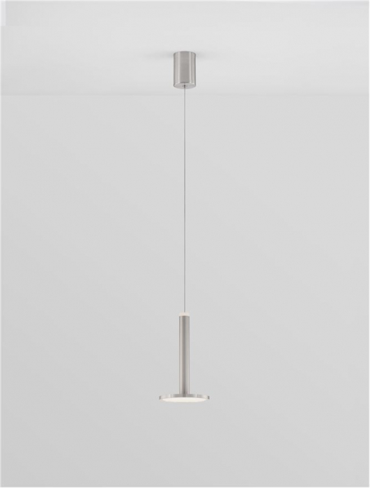 9695227 Pendul Nova Luce PALENCIA LED 10W 517lm 3000K Metal Satin Nickel Nedimabil IP20 [2]