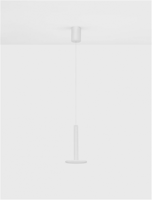 9695228 Pendul Nova Luce PALENCIA LED 10W 517lm 3000K Metal Matt White Nedimabil IP20 [3]