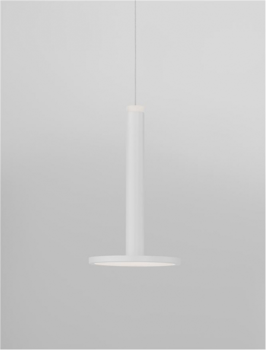 9695228 Pendul Nova Luce PALENCIA LED 10W 517lm 3000K Metal Matt White Nedimabil IP20 [7]