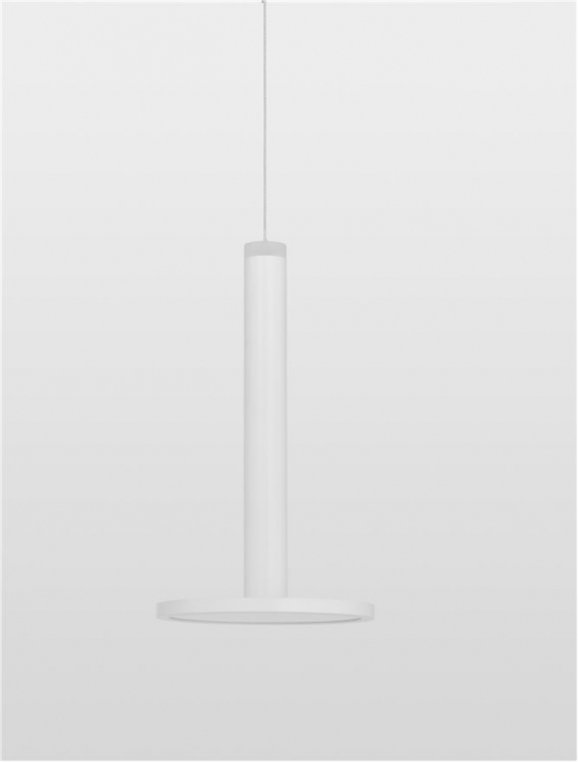 9695228 Pendul Nova Luce PALENCIA LED 10W 517lm 3000K Metal Matt White Nedimabil IP20 [5]