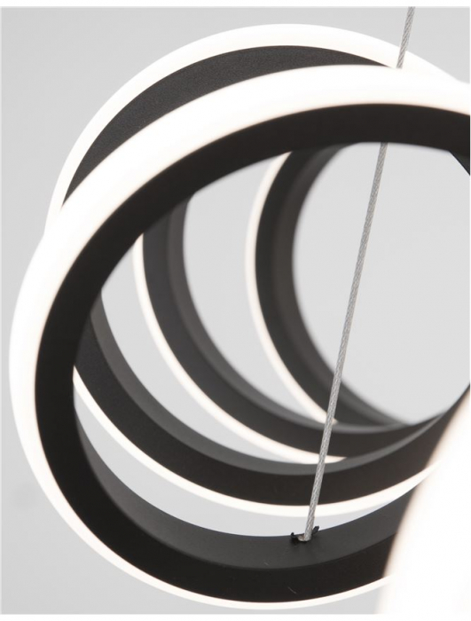 9817461 Suspensie Nova Luce ZINIA LED 45W 3375lm 3000K IP20 Aluminiu&Silicon Sandy Black NOVALUCE [7]