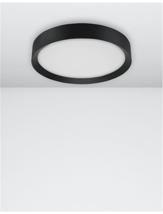 9818452 Plafoniera Nova Luce LUTON LED 47W 3525lm 3000K IP20 Aluminiu Matt Sandy Black NOVALUCE [3]