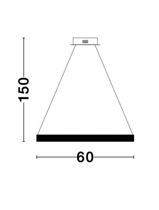 9818481 Suspensie Nova Luce COURTEZ LED 45W 3375lm 3000K IP20 Aluminiu/Acril Bronze [4]
