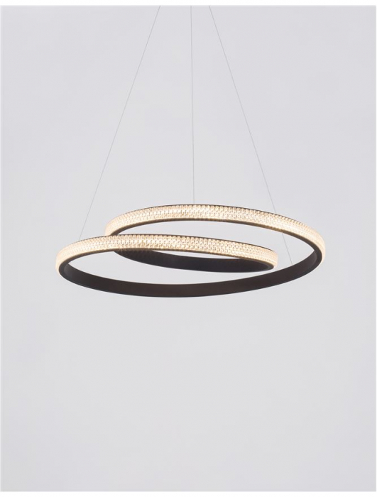 9818511 Suspensie Nova Luce GRANIA LED 25W 1900lm 3000K IP20 Aluminiu/Acril Sandy Black [3]