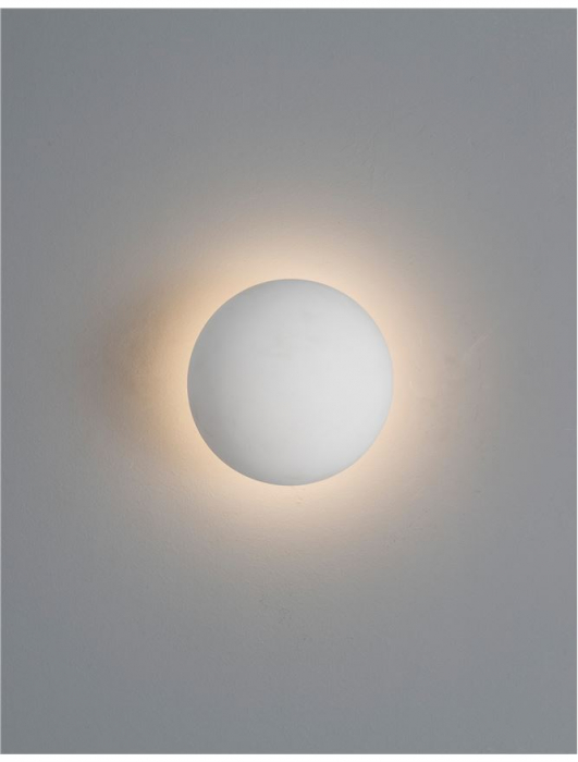 9831050 Aplica Nova Luce NETUNE LED 6W 160lm 3000K Gypsum & Aluminium White Nedimabil IP20 [2]