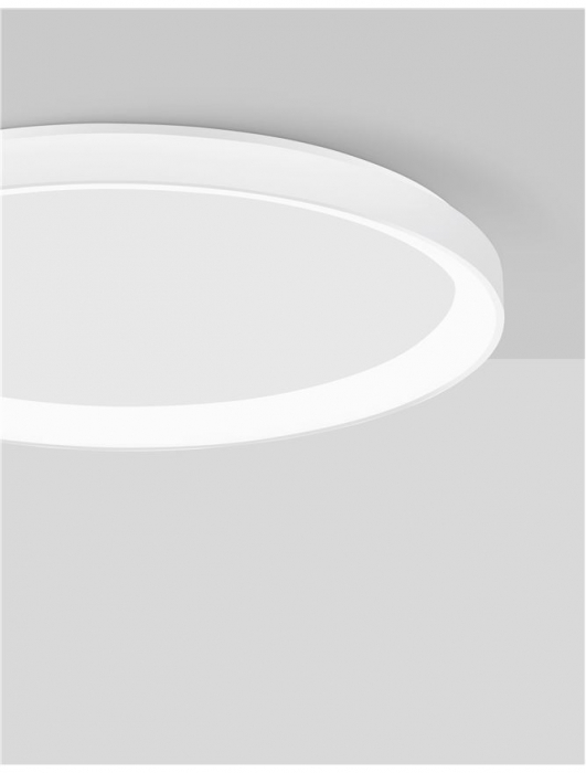 9853675 Plafoniera Nova Luce PERTINO LED 50W 3134lm 3000K Aluminium & Acrylic Sandy White Dimabil Triac IP20 [4]