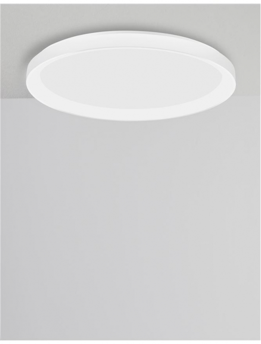 9853675 Plafoniera Nova Luce PERTINO LED 50W 3134lm 3000K Aluminium & Acrylic Sandy White Dimabil Triac IP20 [3]