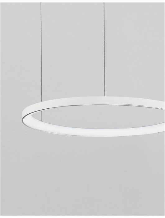 9853683 Suspensie Nova Luce PERTINO LED 48W 2880lm 3000K IP20 Aluminiu/Acril Sandy White NOVALUCE [2]