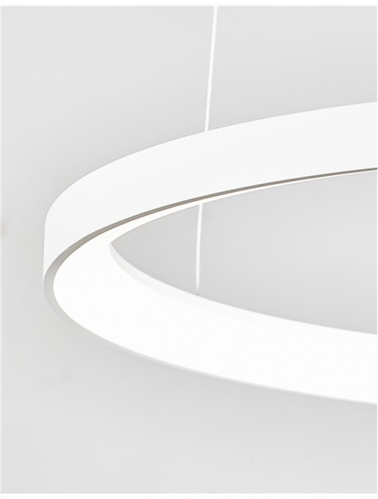 9853683 Suspensie Nova Luce PERTINO LED 48W 2880lm 3000K IP20 Aluminiu/Acril Sandy White NOVALUCE [5]