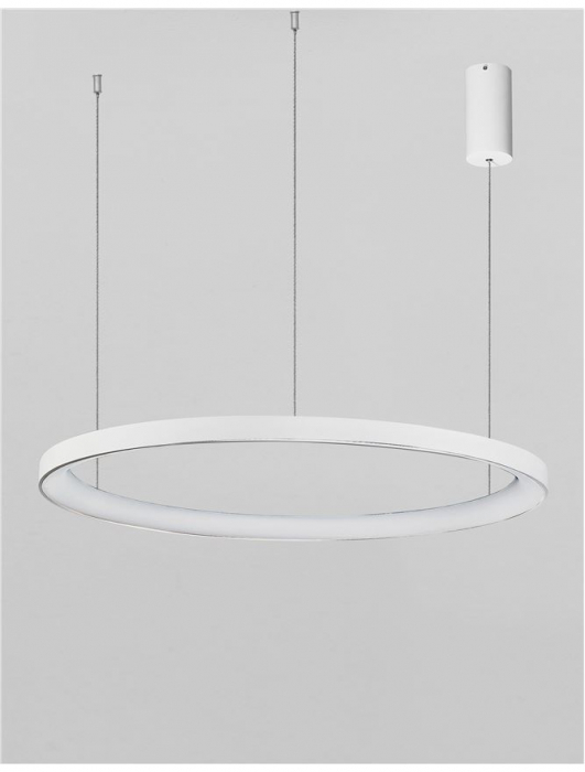 9853685 Lustra Nova Luce PERTINO LED 61W 4235lm 3000K Aluminium & Acrylic Sandy White Dimabil Triac IP20 [4]