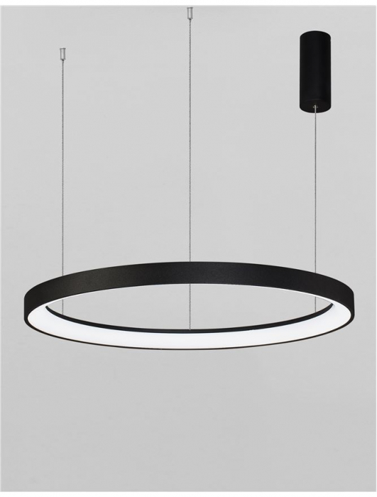 9853686 Suspensie Nova Luce PERTINO LED 60W 3600lm 3000K IP20 Aluminiu/Acril Sandy Black [4]
