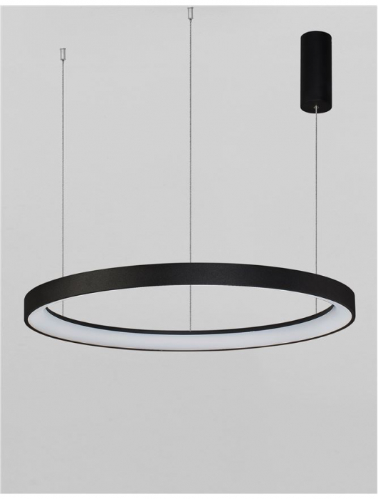 9853686 Suspensie Nova Luce PERTINO LED 60W 3600lm 3000K IP20 Aluminiu/Acril Sandy Black [3]